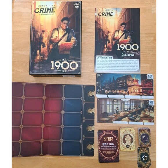 Chronicles of Crime The Millennium Series 1900 Strategic Game COMPLETE - Picture 2 of 11